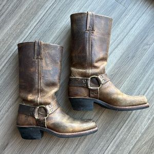 Women's Frye 12R Harness Boots Size 7